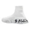 Speed 2.0 Sneaker „Weißer Strick mit schwarzem Graffiti“ 617239W2DD42091