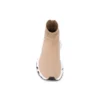 Speed Graffiti Sneaker „Beige gestrickt mit weißer und schwarzer Graffiti-Sohle“ 605942W2DB79791