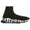 Speed Graffiti Sneaker „Black Knit Black Graffiti Sole Unit“ 605942W2DB71015