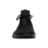 Speed Lace Up Sneaker „Schwarzer recycelter Strick und schwarze Sohle“ 587289W2DB11013