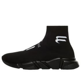Speed Lt Fußball-Sponsorenlogo-Sneaker „Black Knit“ 645734W2DBU1090