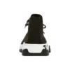Speed-Sneaker „Schwarzer recycelter Strick mit schwarzer Graffiti-Sohle“ 621611W05GE1015