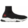 Speed Sneaker „Schwarzer Strick mit rotem BB-Logo“ 514218W05G01000