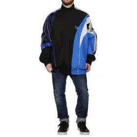 Split-Trainingsjacke „Black Blue“ 658951TYB181000