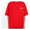 Sport-T-Shirt mit kurzen Ärmeln, lockere Passform, rot 556102TAV446403
