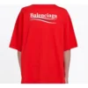 Sport-T-Shirt mit kurzen Ärmeln, lockere Passform, rot 556102TAV446403