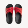Sportliche Pool-Sandalen für Herren in Schwarz/Rot