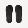 Sportliche Pool-Sandalen für Herren in Schwarz/Rot