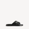 Sportliche Pool-Sandalen für Herren in Schwarz/Weiß