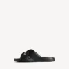 Sportliche Pool-Sandalen für Herren in Schwarz/Weiß