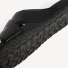Sportliche Pool-Sandalen für Herren in Schwarz/Weiß