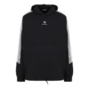 Sportlicher Hoodie mit gestreiften Ärmeln und Kapuze, Oversize „Schwarz Weiß“ 704023TMVG23869