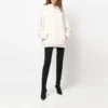 Sportlicher Oversize-Hoodie mit Kordelzug „Weiß“ 600583TLVA19080