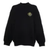 Sporty B Crest Logo Rundhals-Pullover „Schwarz“ 671125TLV60-1000