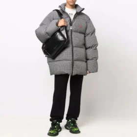 Sporty B Daunenjacke „Schwarz-Weiß“ 681440TLO361070