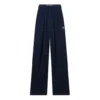 Sporty B Logo Band Wide-Leg-Track-Hose „Black“ 675346TLVA11070