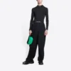 Sporty B Logo Band Wide-Leg-Track-Hose „Black“ 675346TLVA11070