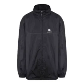 Sporty B Nylon-Track-Jacke „Schwarz“ 663081TJOB91000
