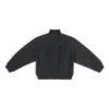 Sporty B Oversized-Trainingsanzug-Nylonjacke „Schwarz“ 706440TKO481000