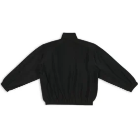 Sporty B Oversized-Trainingsanzug-Nylonjacke „Schwarz“ 706440TKO481000