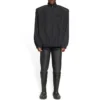 Sporty B Oversized-Trainingsanzug-Nylonjacke „Schwarz“ 706440TKO481000