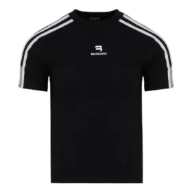 Sporty B Shrunk T-Shirt „Schwarz Weiß“ 704070TMVG43869