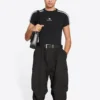 Sporty B Shrunk T-Shirt „Schwarz Weiß“ 704070TMVG43869