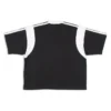 Sporty B T-Shirt Boxy Fit „Schwarz Weiß“ 699182TMVC41070