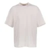 Sporty B T-Shirt in mittlerer Passform „Chalky White“ 612966TLV999080