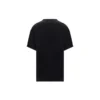 Sporty B T-Shirt mit Rundhalsausschnitt „Schwarz“ 657059TKV901069