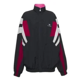 Sporty B Wende-Track-Jacke „Black Red White“ 681445TKO481000