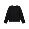 Sprachen Rundhals-Strickpullover „Black Multicolor“ 646491T15952771