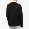 Sprachen Rundhals-Strickpullover „Black Multicolor“ 646491T15952771