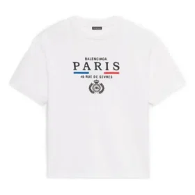 SS20 Paris Flag Regular Paris T-Shirt 594579TGV489000