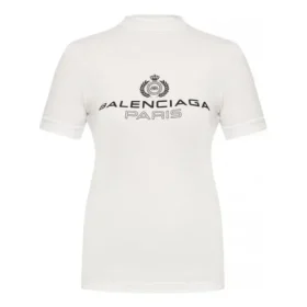 SS21 Alphabet Kurzarm-T-Shirt, Weiß 594603TGV479000