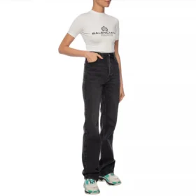 SS21 Alphabet Kurzarm-T-Shirt, Weiß 594603TGV479000