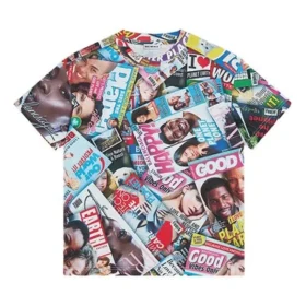 SS21 Bedrucktes Baumwoll-T-Shirt, mehrfarbig 612964TIV658470 SS21 Bedrucktes Baumwoll-T-Shirt, mehrfarbig 612964TIV658470