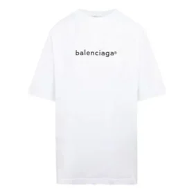 SS21 Bedrucktes T-Shirt mit Rundhalsausschnitt Weiß 641655TIV549040 SS21 Bedrucktes T-Shirt mit Rundhalsausschnitt Weiß 641655TIV549040