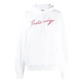 SS21 Classic Logo Kapuzen-Langarm-Hoodie Weiß 583222TFV649783