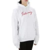 SS21 Classic Logo Kapuzen-Langarm-Hoodie Weiß 583222TFV649783