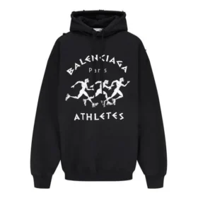 SS21 Hoodie mit Aufdruck Schwarz 641529TJVI71070