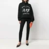 SS21 Hoodie mit Aufdruck Schwarz 641529TJVI71070