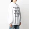SS21 Hoodie mit Logo-Aufdruck, Weiß, 641529TJVI69040