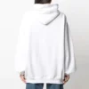 SS21 Hoodie mit Logo-Aufdruck, Weiß, 641529TJVI69040