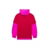 SS21 Kapuzen-Langarmjacke mit Patchwork-Details, Unisex, Rosa-Rot 657037TKV826295