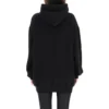 SS21 Logo-Baumwoll-Hoodie Schwarz 578135TJV851070