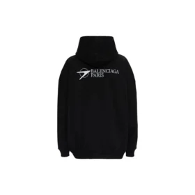 SS21 Logo-Hoodie aus Baumwolle „Schwarz“ 620947TKV871070