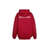 SS21 Logo Hoodie in mittlerer Passform „Rot“ 578135TIV846295