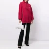 SS21 Logo Hoodie in mittlerer Passform „Rot“ 578135TIV846295