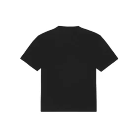 SS21 Logo-Muster Rundhalsausschnitt Kurzarm Unisex Schwarz 641655TKV711069